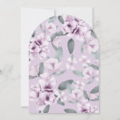 Vrijgezellenfeest van het Wit-huwelijk van Lavende Kaart (Achterkant)