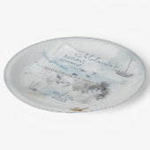 Vrijgezellenfeest van het zeegezicht papieren bordje (Gekanteld)