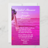 Vrijgezellenfeest van het zonnescherm van Bride en Kaart (Voorkant)