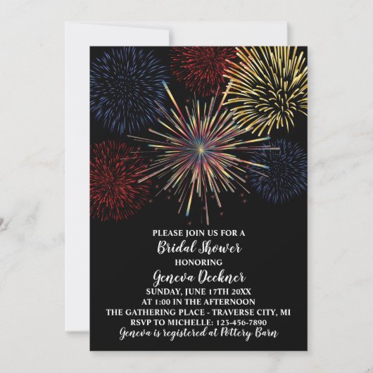 Vrijgezellenfeest van juli kaart (Voorkant)