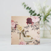 vrijgezellenfeest van kersenbloesem kaart (Staand voorkant)