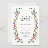 Vrijgezellenfeest van kleurrijk Floral Kaart (Voorkant)