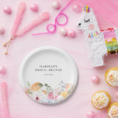 Vrijgezellenfeest van kleurrijke pasta's papieren bordje (Feest)