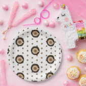 Vrijgezellenfeest van koffiebalbonen papieren bordje (Feest)