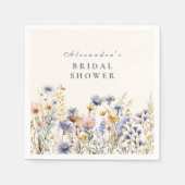 Vrijgezellenfeest van korenbloemweide servet (Voorkant)