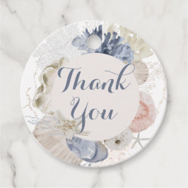 Vrijgezellenfeest van kuststrand bedankjes labels