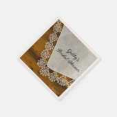 Vrijgezellenfeest van landkant en hout van Barn Wo Servetten (Hoek)