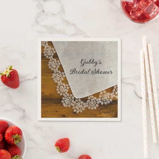 Vrijgezellenfeest van landkant en hout van Barn Wo Servetten (Insitu)