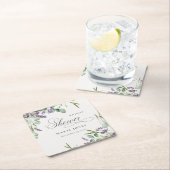 Vrijgezellenfeest van lavendel Eucalyptus Leafy Fo Kartonnen Onderzetters (Insitu)