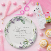 Vrijgezellenfeest van lavendel Eucalyptus Leafy Fo Papieren Bordje (Feest)