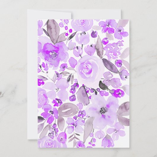 Vrijgezellenfeest van lavendel goudglitter kaart (Achterkant)