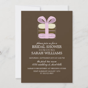 Vrijgezellenfeest van Lavender French Macarons Kaart