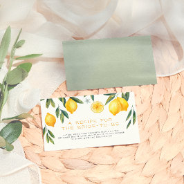 Vrijgezellenfeest van Lemon in het voorste deel Informatiekaartje