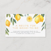 Vrijgezellenfeest van Lemon in het voorste deel Informatiekaartje (Voorkant)