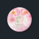 Vrijgezellenfeest van lentesbloesems Floral Magneet<br><div class="desc">Verbluffend bloem vrijgezellenfeest met prachtige bloemen van de waterverf,  inclusief roze torenbloesems. Bezoek onze winkel om ons hele lentesbloesems collectie te uitzichten.</div>