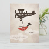 VRIJGEZELLENFEEST VAN LICHTE VLIEGTUIGEN KAART (Staand voorkant)