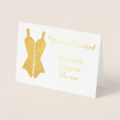 Vrijgezellenfeest van Lingerie Folie Kaarten (Voorkant)