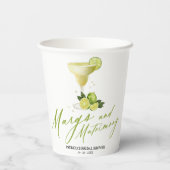 Vrijgezellenfeest van Margs & Matrimony Papieren Bekers (Achterkant)