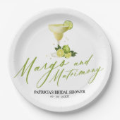 Vrijgezellenfeest van Margs & Matrimony Papieren Bordje (Voorkant)