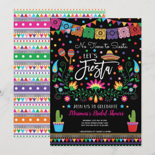 Vrijgezellenfeest van Mexicaans Fiesta Cinco De Ma Kaart