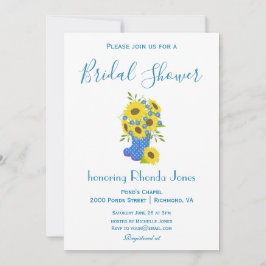 Vrijgezellenfeest van mooie zonnebloemen kaart