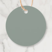 Vrijgezellenfeest van Oranje Blossom Honey Bee Bedankjes Labels (Achterkant)