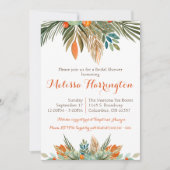 Vrijgezellenfeest van Oranje, groene en bruine Flo Kaart (Voorkant)