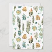 Vrijgezellenfeest van Oranje, groene en bruine Flo Kaart (Achterkant)