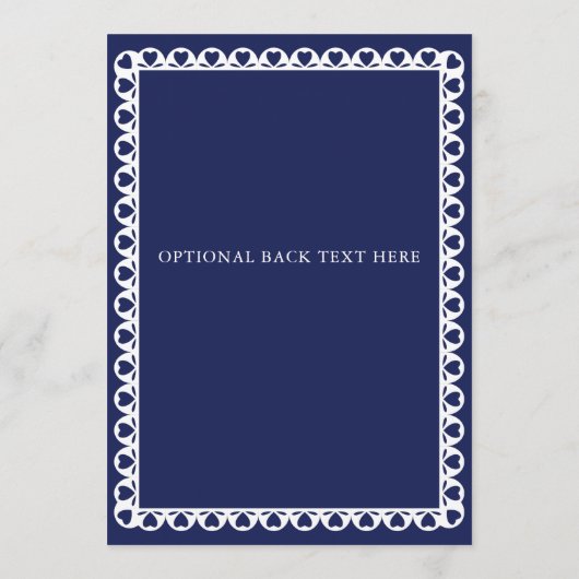 Vrijgezellenfeest van Papel Picado Boho Menu (Achterkant)