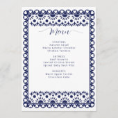 Vrijgezellenfeest van Papel Picado Boho Menu (Voorkant)