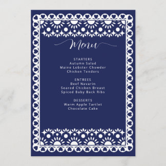 Vrijgezellenfeest van Papel Picado Boho Menu