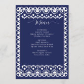Vrijgezellenfeest van Papel Picado Boho Menu (Voorkant)