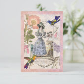  Vrijgezellenfeest van Parijs of Birthday Party Kaart (Staand voorkant)