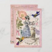  Vrijgezellenfeest van Parijs of Birthday Party Kaart (Voorkant / Achterkant)