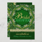 Vrijgezellenfeest van pekock kaart (Voorkant / Achterkant)