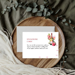 Vrijgezellenfeest van Petals en Prosecco Informatiekaartje