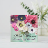 Vrijgezellenfeest VAN PINKROSEN EN VAN ANEMONSENST Kaart (Staand voorkant)