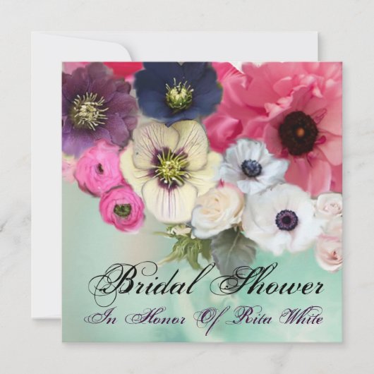 Vrijgezellenfeest VAN PINKROSEN EN VAN ANEMONSENST Kaart (Voorkant)