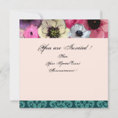 Vrijgezellenfeest VAN PINKROSEN EN VAN ANEMONSENST Kaart (Achterkant)