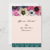 Vrijgezellenfeest VAN PINKROSEN EN VAN ANEMONSENST Kaart (Achterkant)