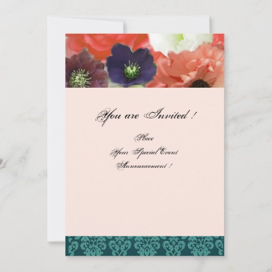 Vrijgezellenfeest VAN ROSTERS EN VAN ANEMONSENSTRO Kaart (Achterkant)