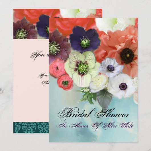 Vrijgezellenfeest VAN ROSTERS EN VAN ANEMONSENSTRO Kaart (Voorkant / Achterkant)