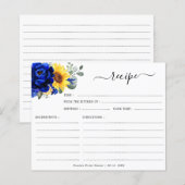 Vrijgezellenfeest van Royal Blue Sunflower Recipe (Voorkant / Achterkant)