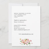 Vrijgezellenfeest van roze en perforatie kaart (Achterkant)