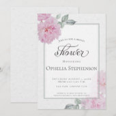 Vrijgezellenfeest van roze pinda's kaart (Voorkant / Achterkant)