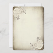 Vrijgezellenfeest van Rozen met draadGlass String Kaart (Achterkant)