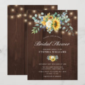 vrijgezellenfeest van soedanische houtzonnebloemen kaart (Voorkant / Achterkant)