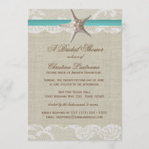 Vrijgezellenfeest van strand en staarvis kaart