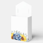 Vrijgezellenfeest van Sunflower Dusty Blue Slate P Bedankdoosjes (Geopend)