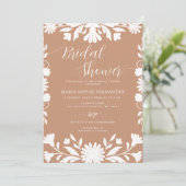 Vrijgezellenfeest van Talavera Boho Barro Kaart (Staand voorkant)